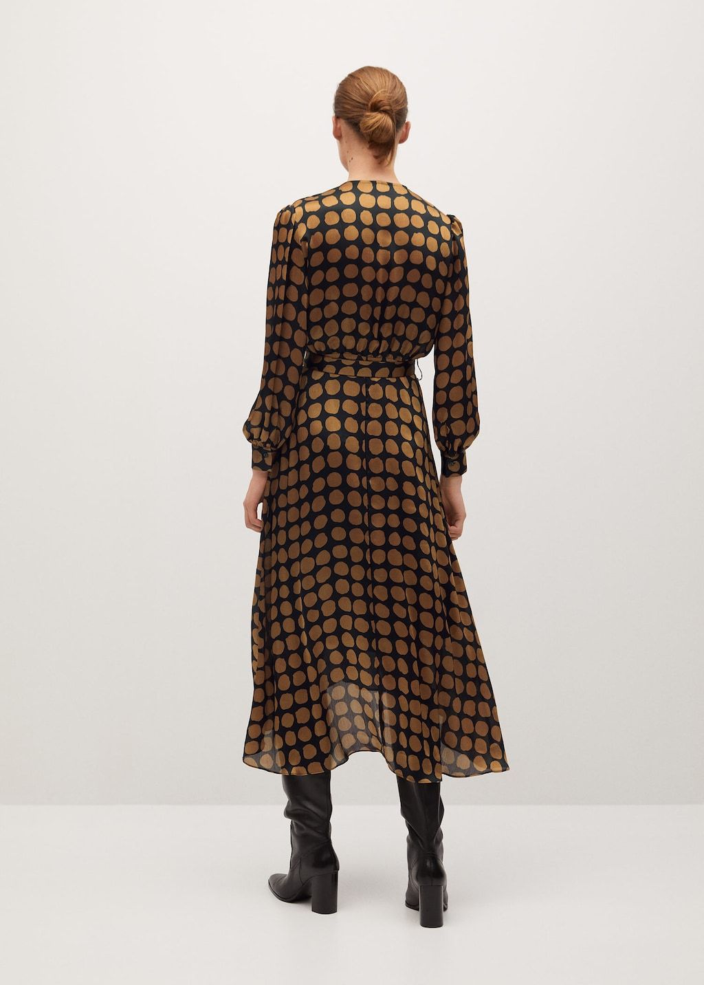 Geometric print dress