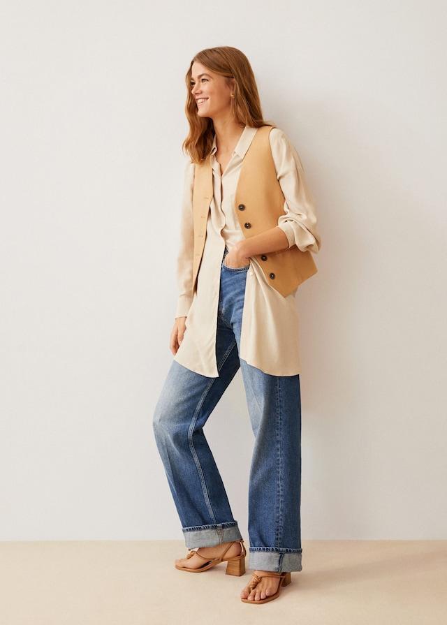 Oversize flowy shirt