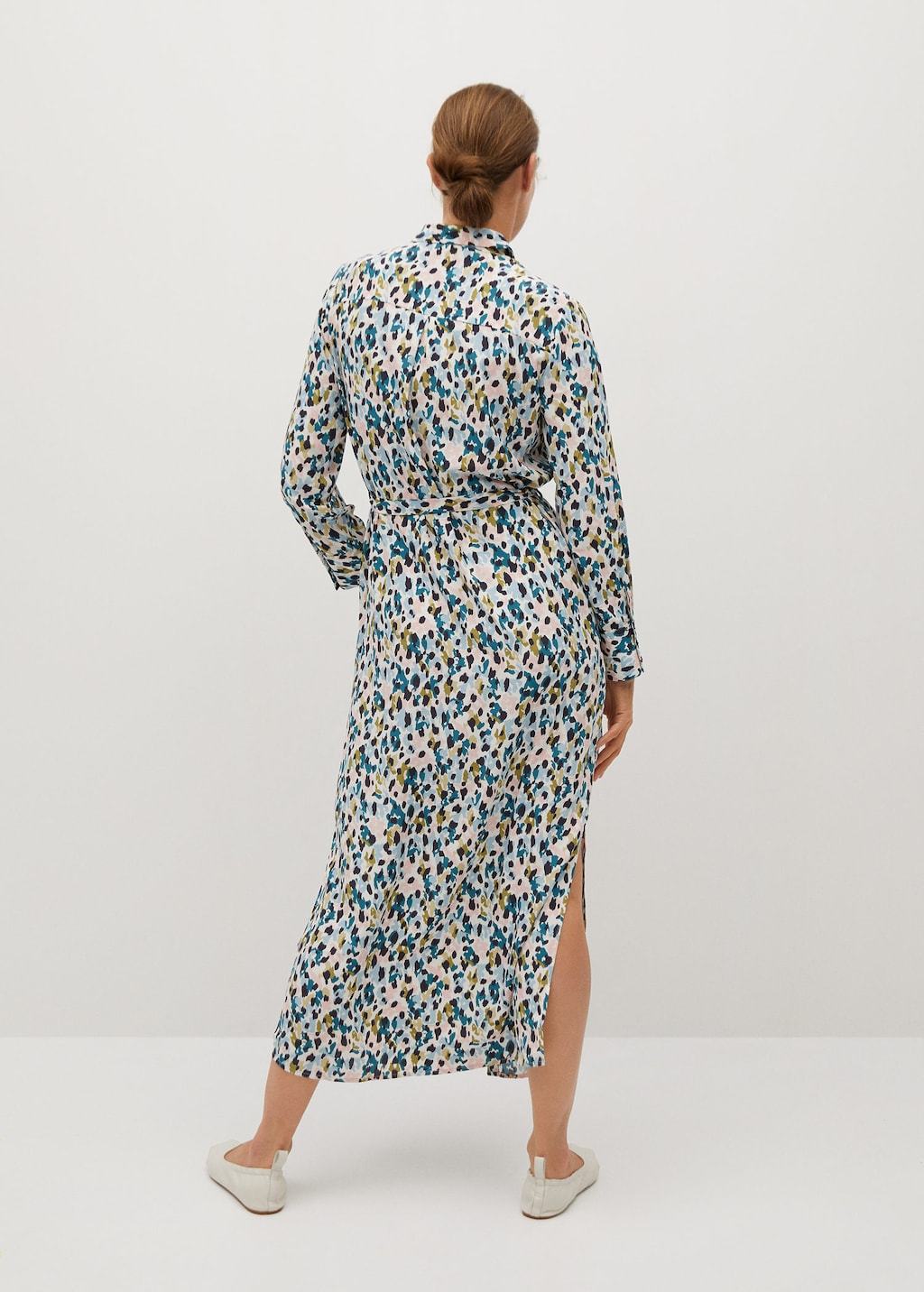 Bow shirt dress
