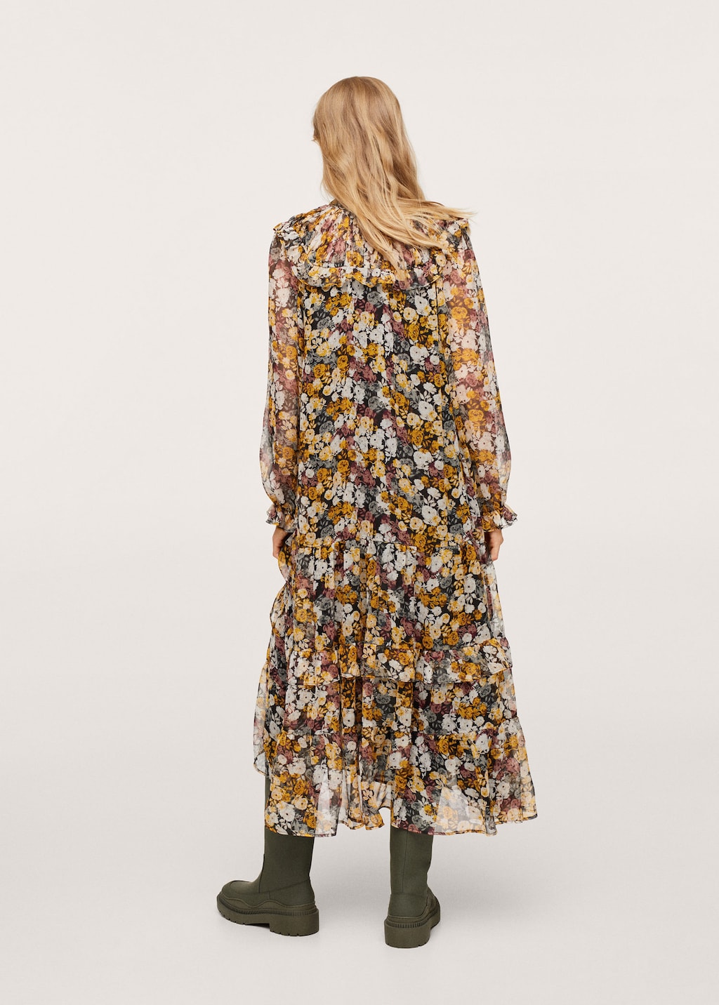 Floral print dress