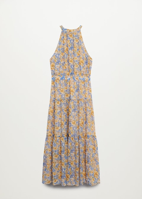 Flowy printed dress