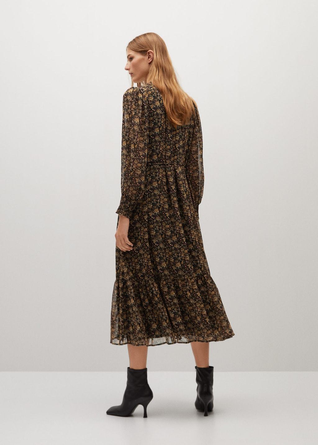 Printed long dress