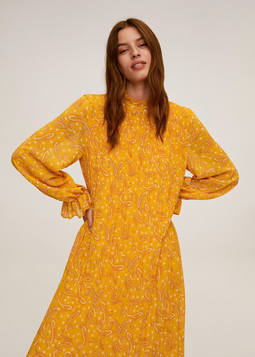 Paisley print dress
