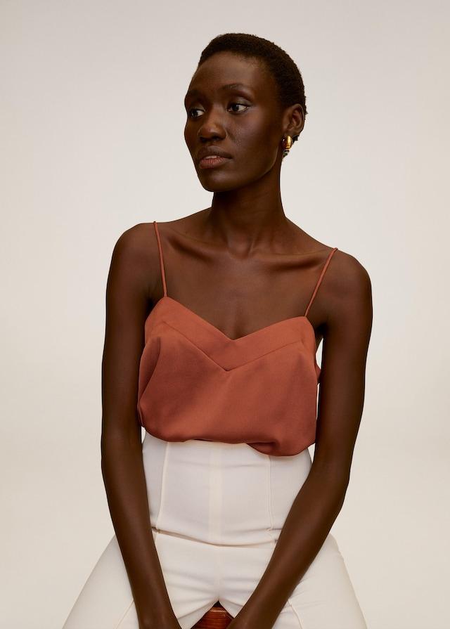 Satin top