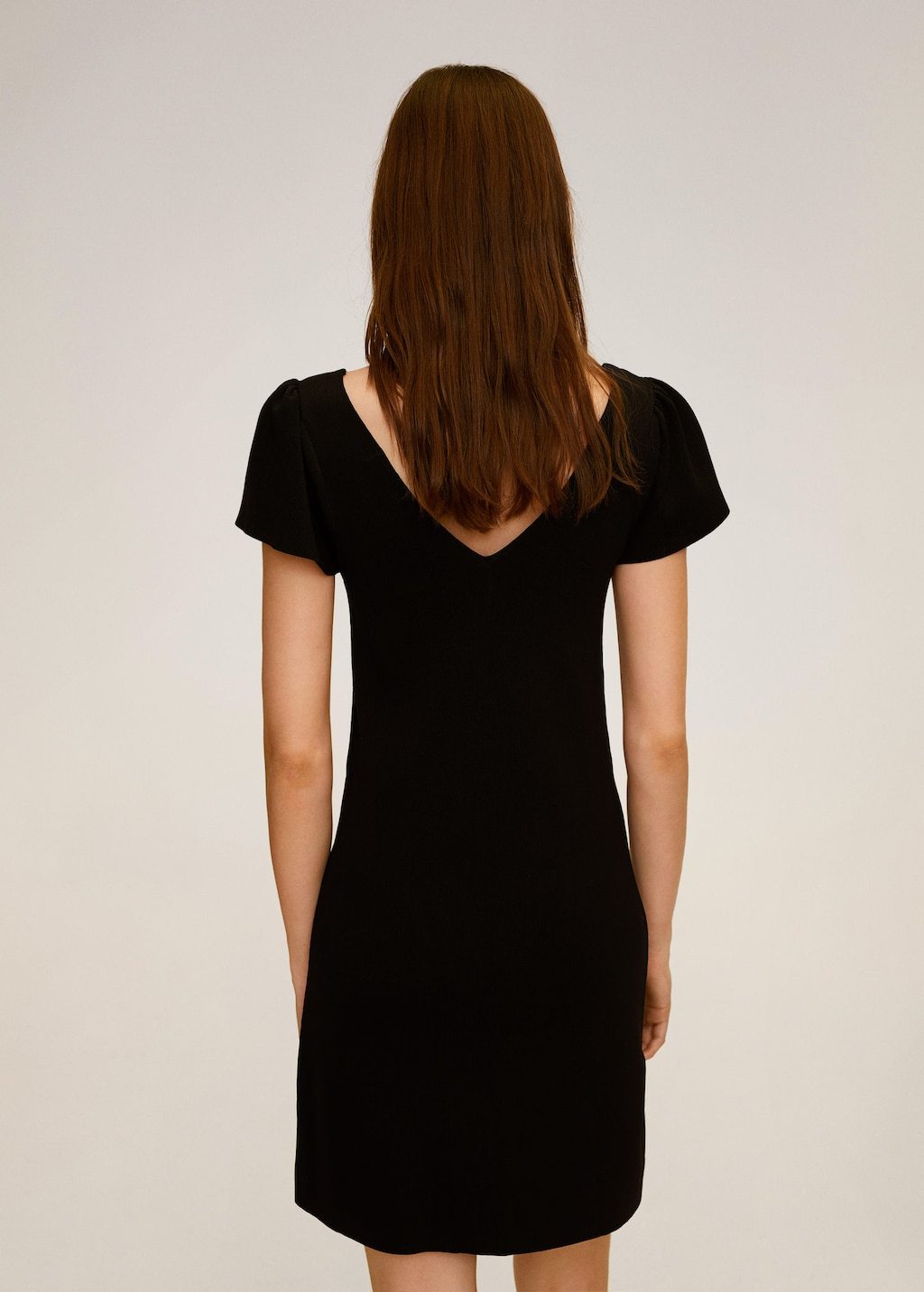 Ruched sleeve dress