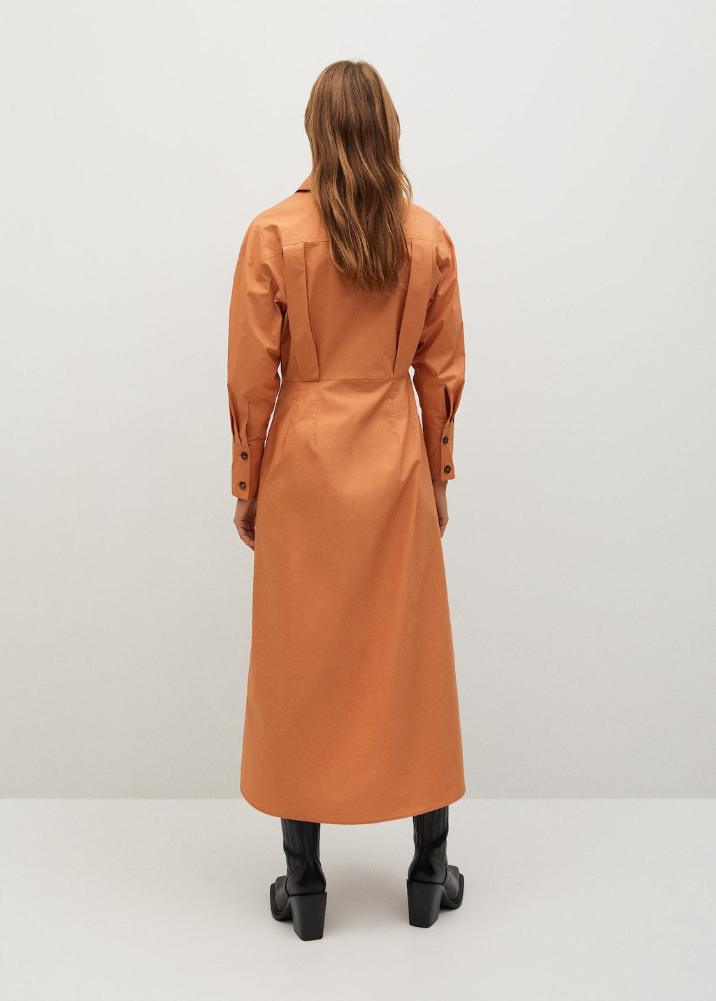 Cotton shirt dress