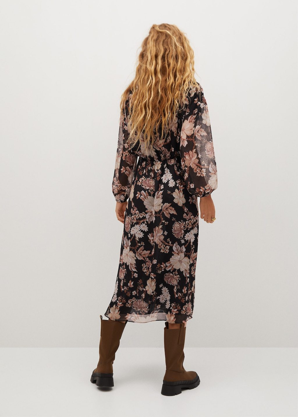 Floral print dress