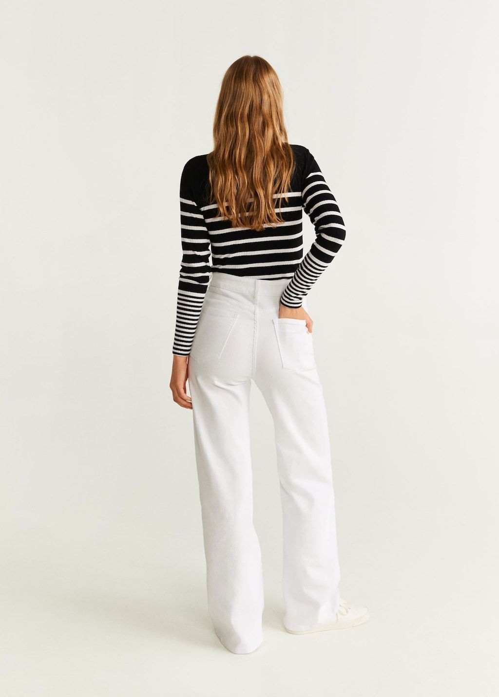 Ribbed knit sweater