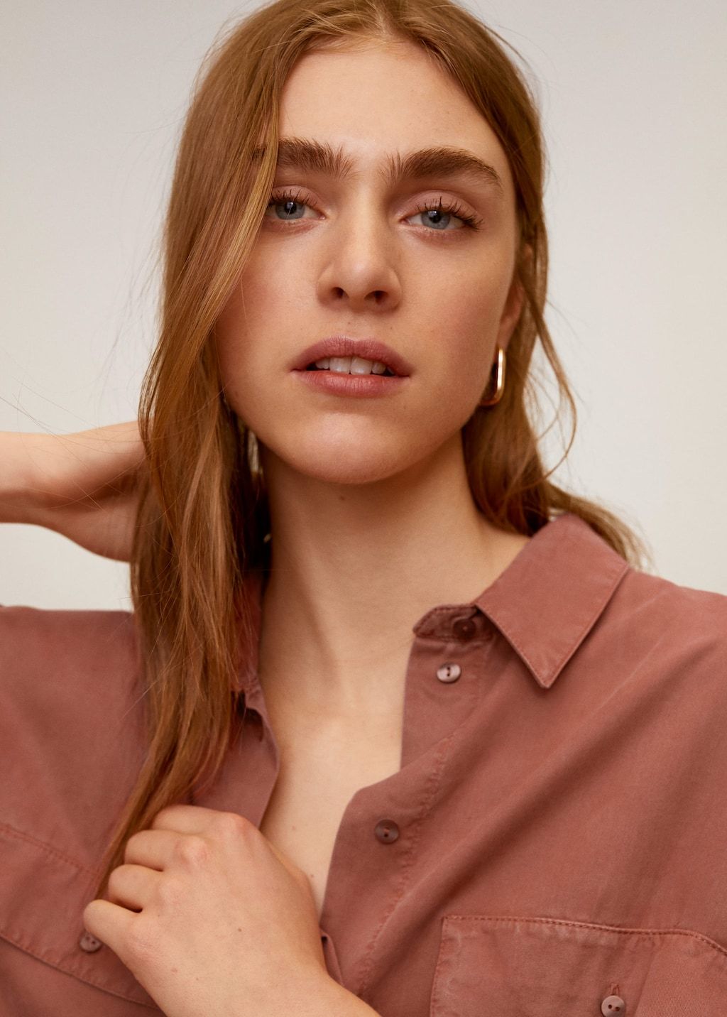 Pockets flowy shirt