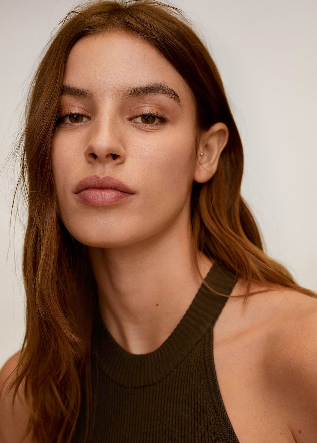 Knit halter top