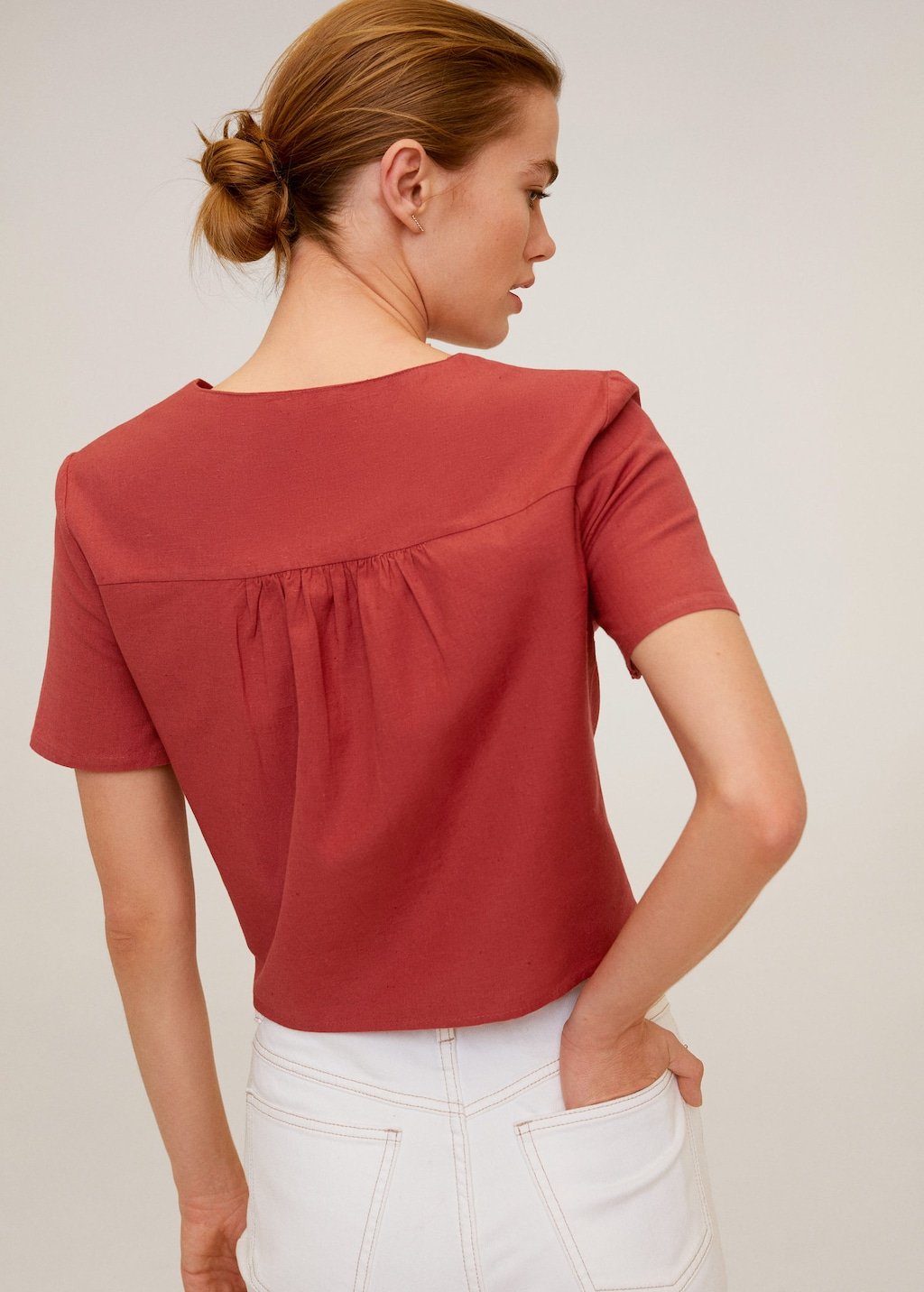 Tie cotton top