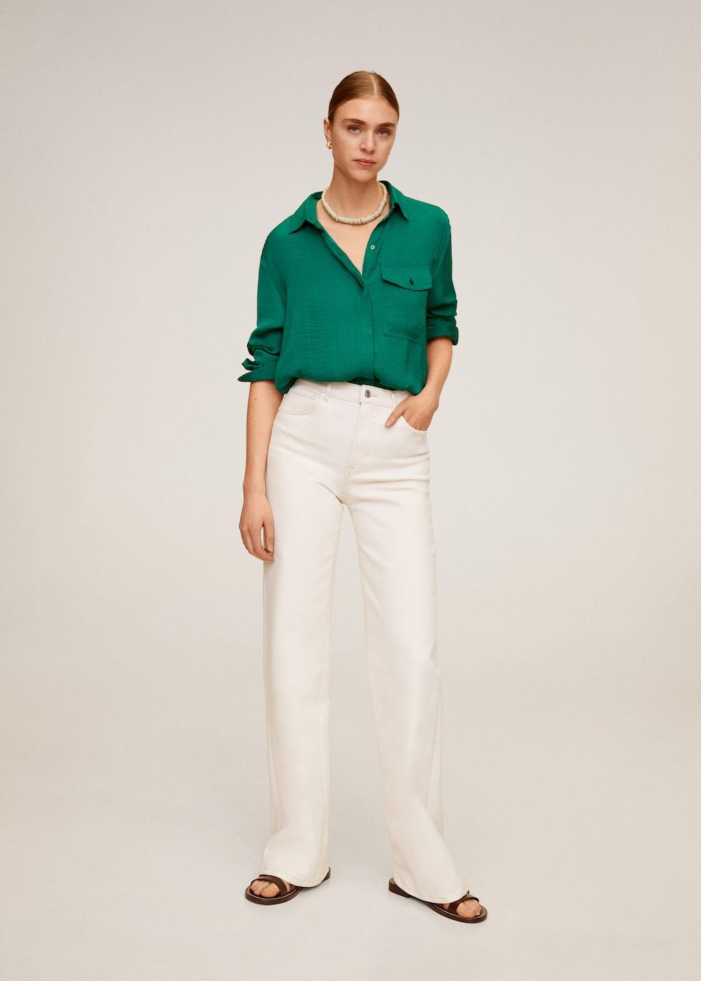 Flowy pocket blouse