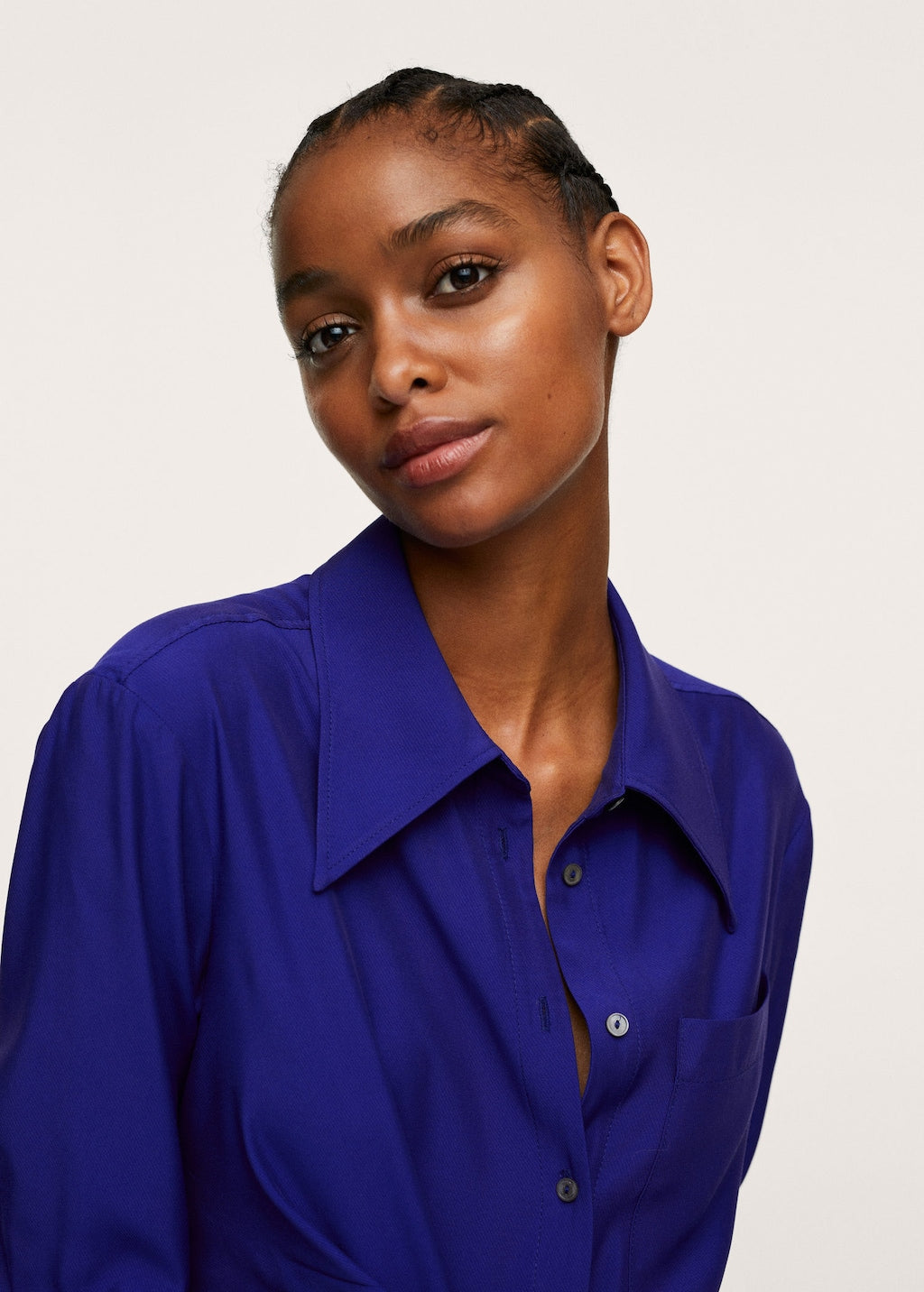 Bow shirt dress