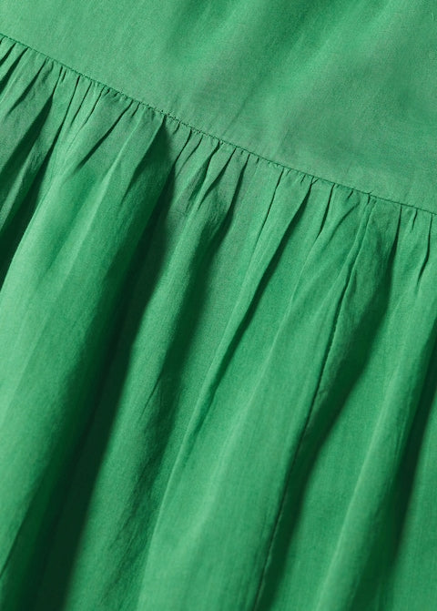 Frill cotton dress
