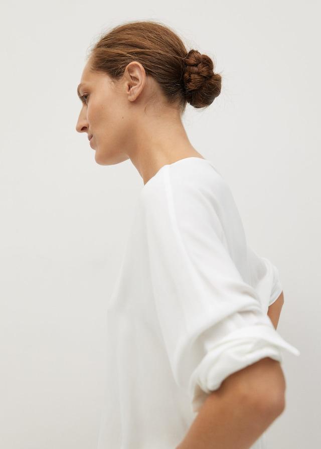 V-neck blouse