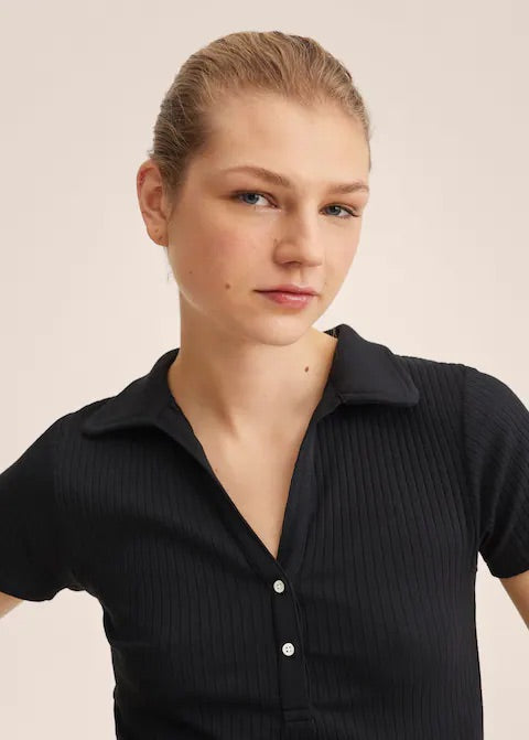 Ribbed midi dress