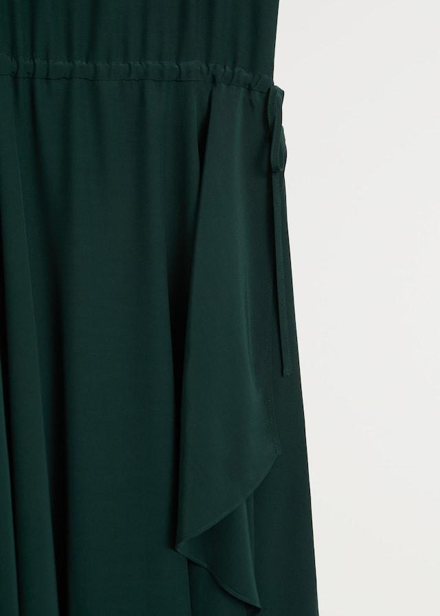 Ruffled midi dress
