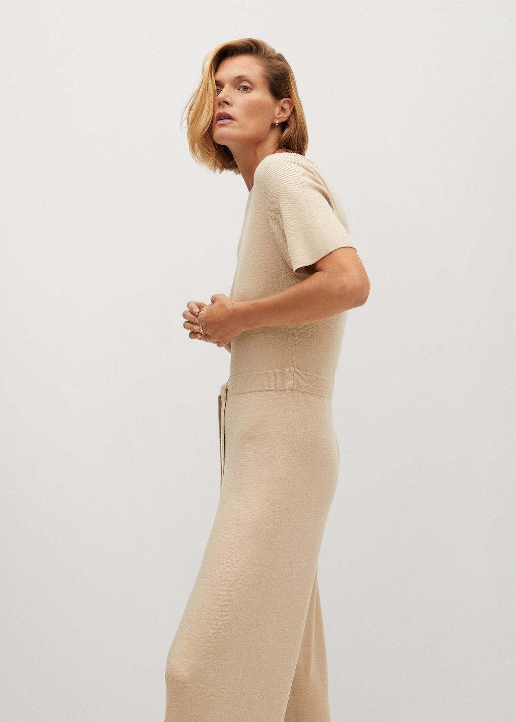 Long knit jumpsuit