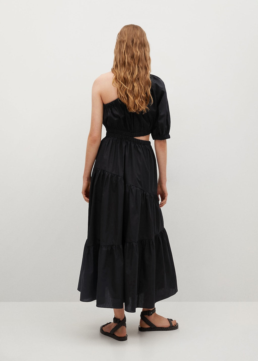 Vent cotton dress
