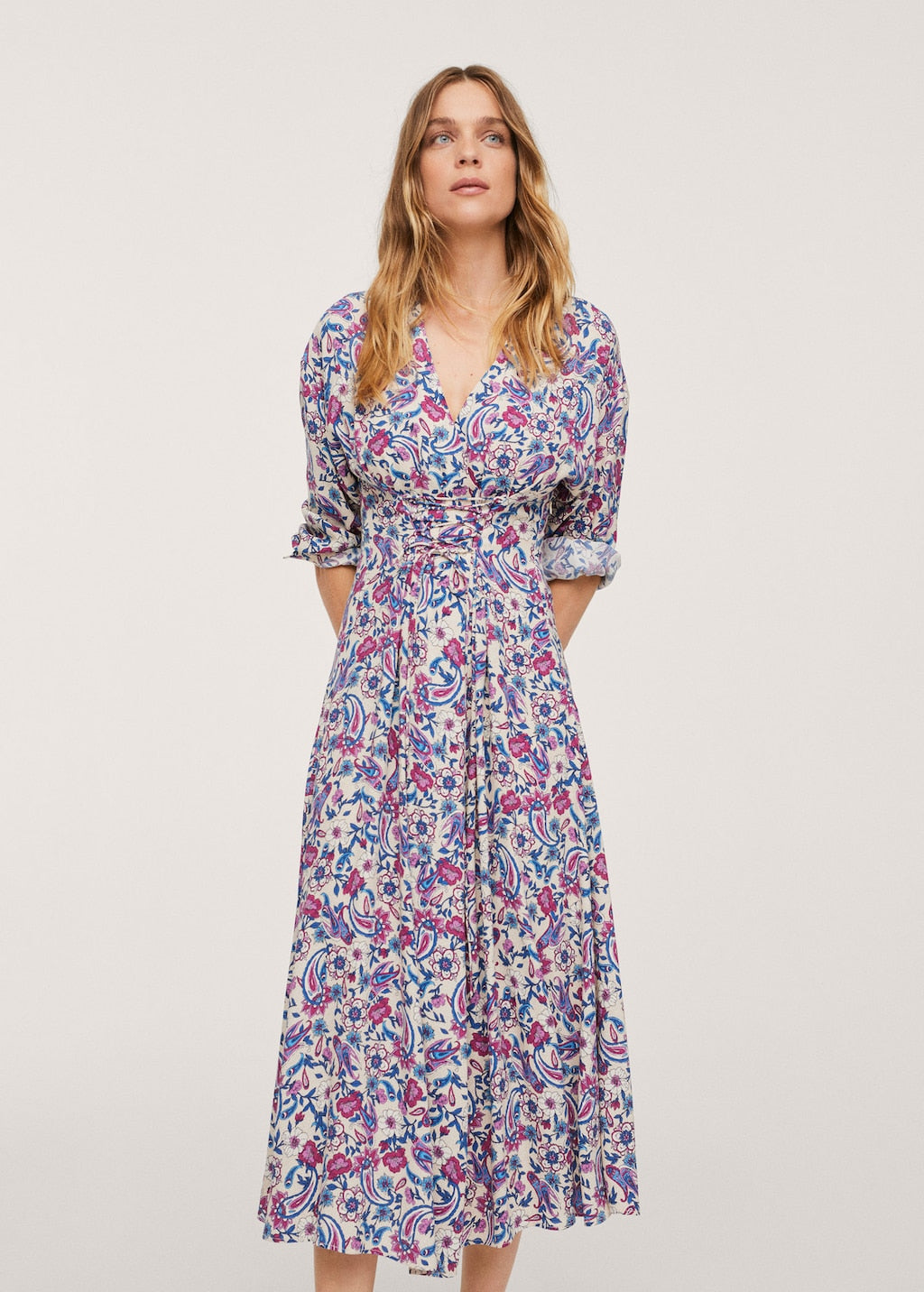 Floral print dress