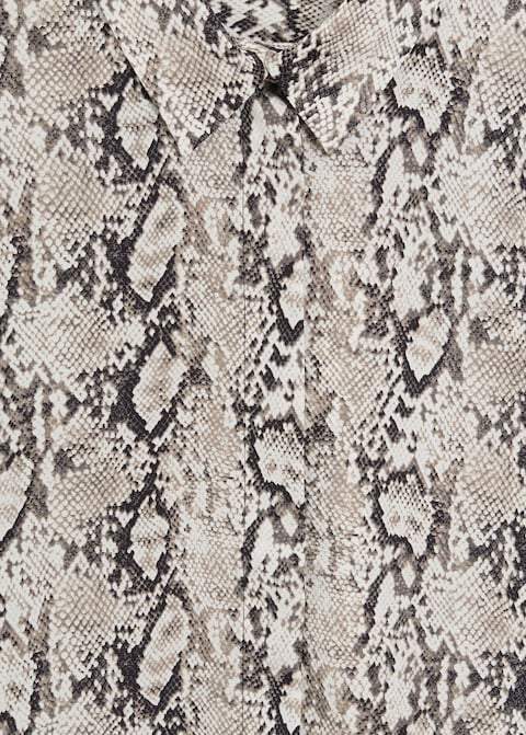 Printed flowy shirt