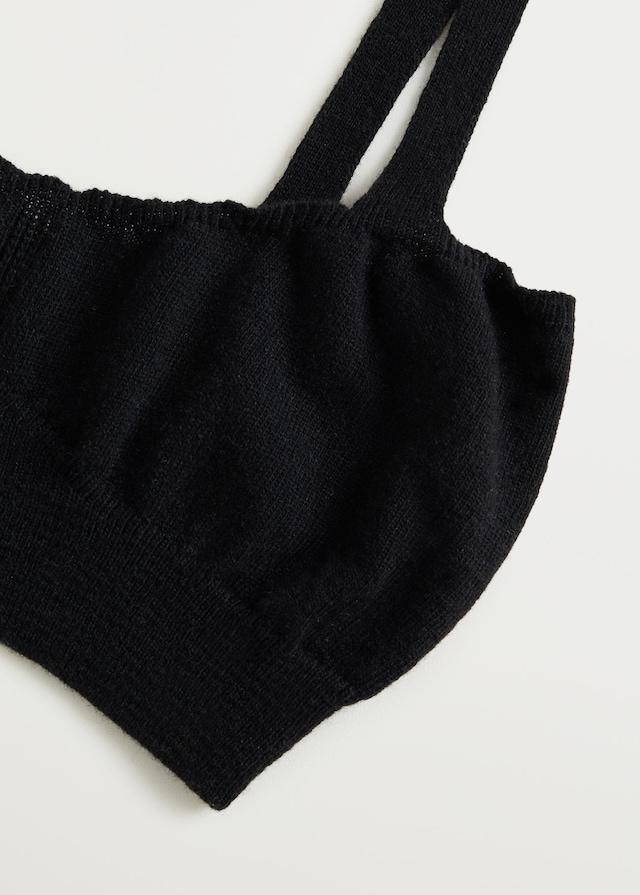 Wool knit top
