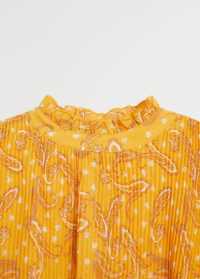 Paisley print dress