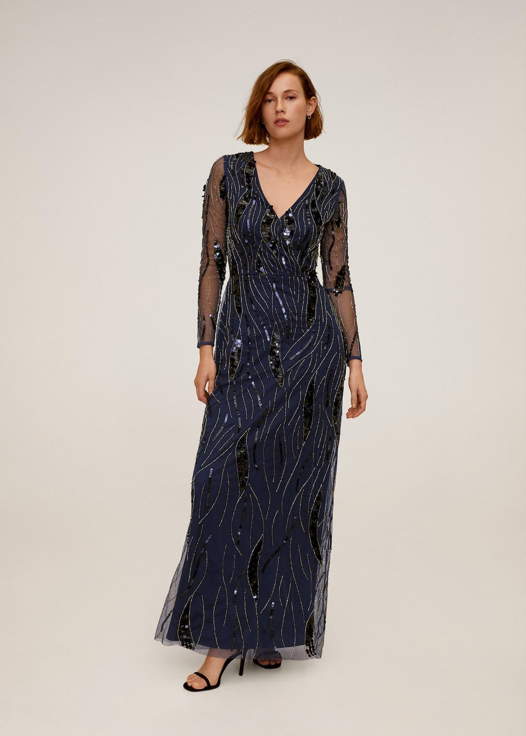 Sequined gown