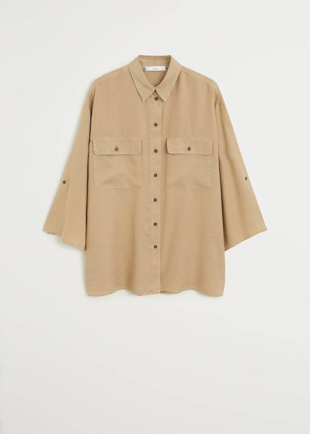 Pockets flowy shirt