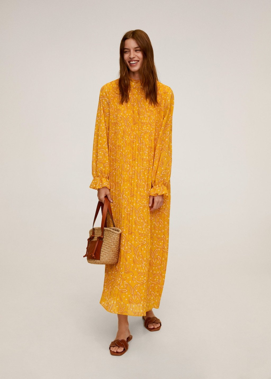 Paisley print dress