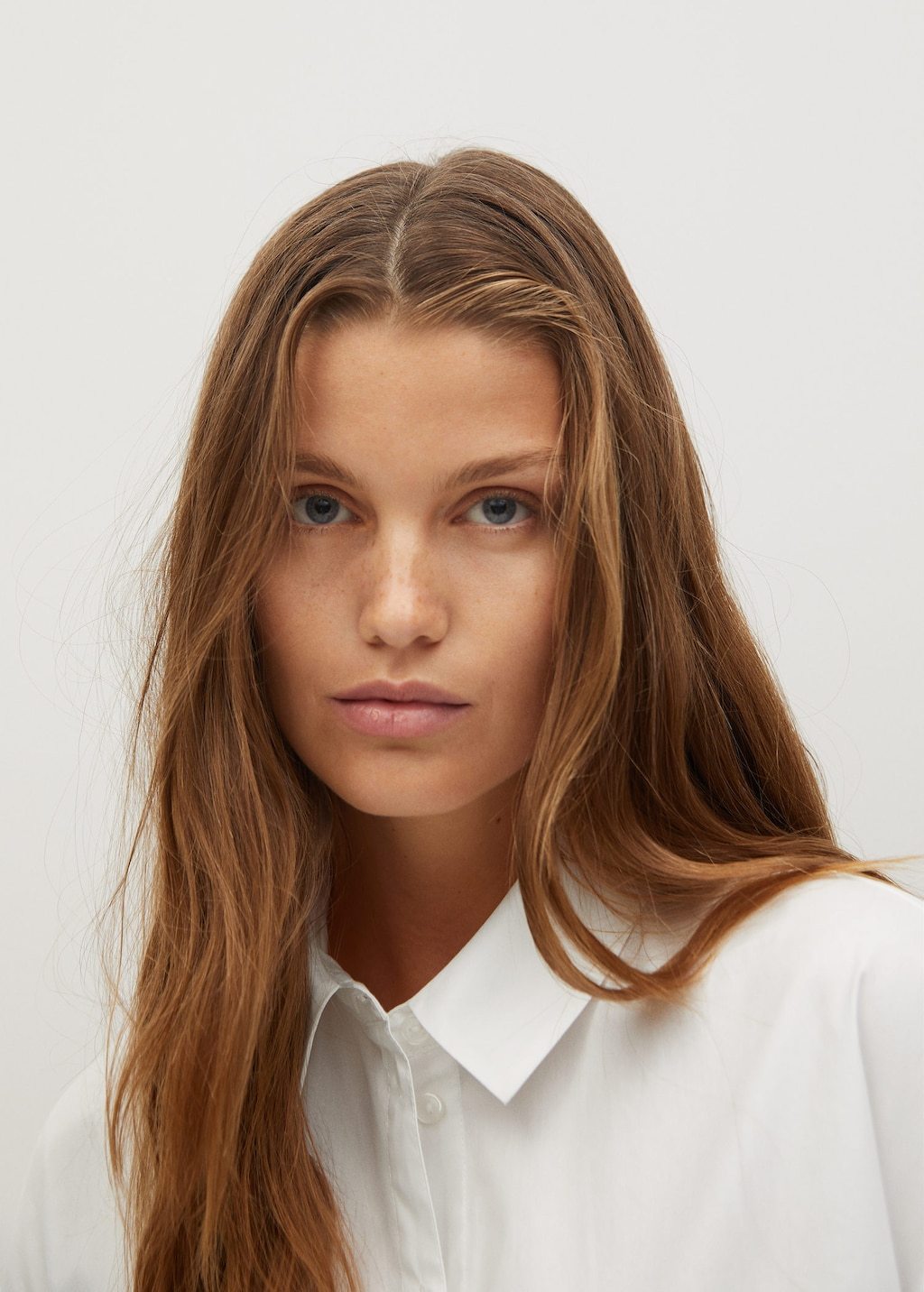 Cotton shirt dress