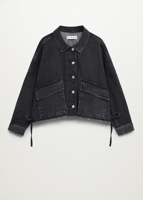 Denim bomber jacket