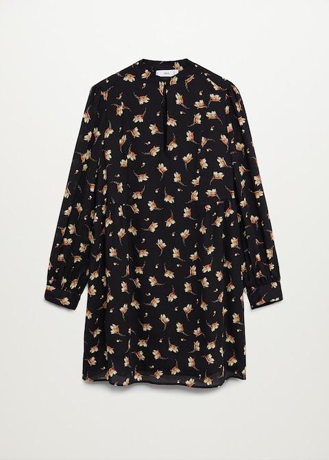 Flowy printed dress
