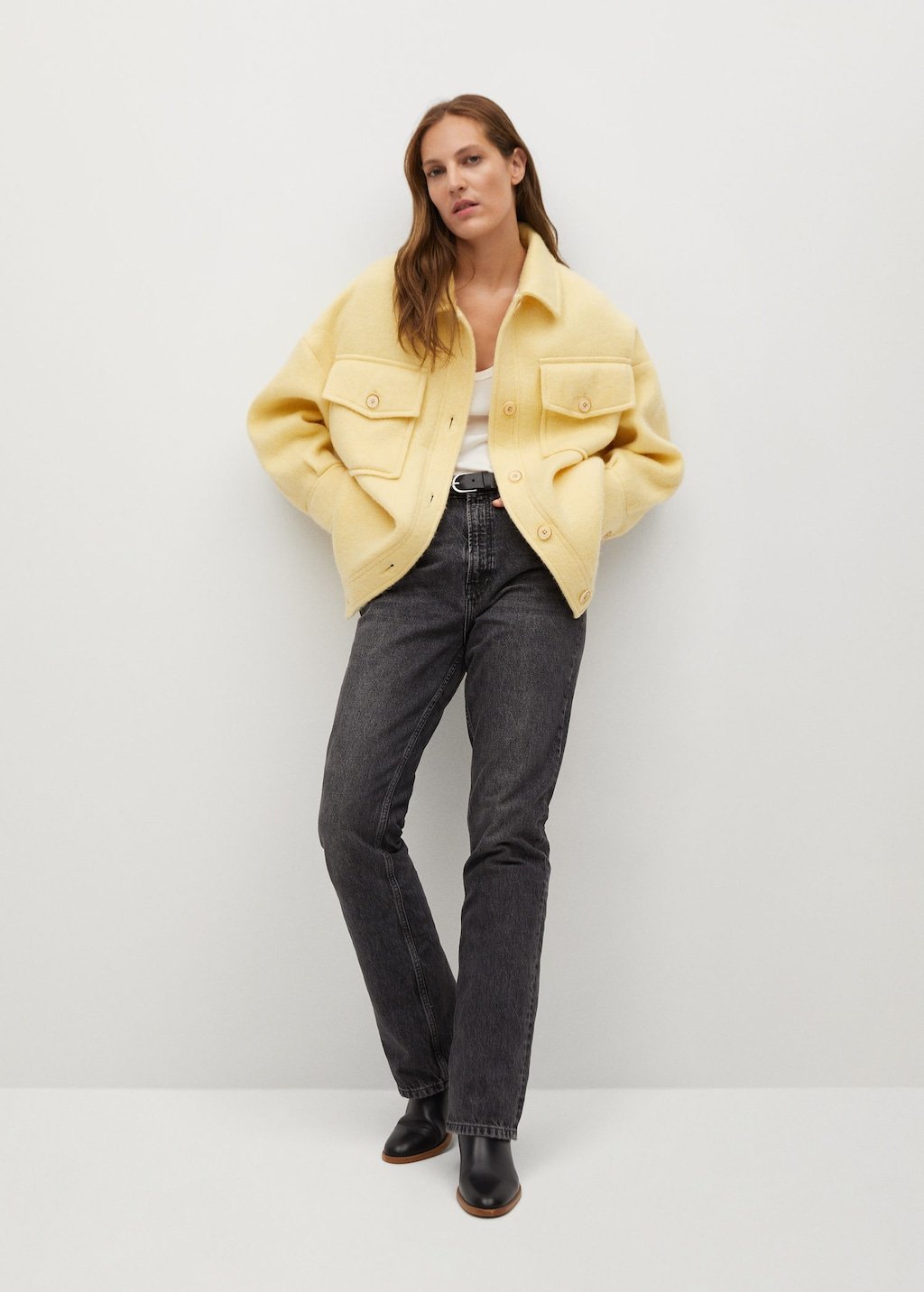 Knitted oversize jacket