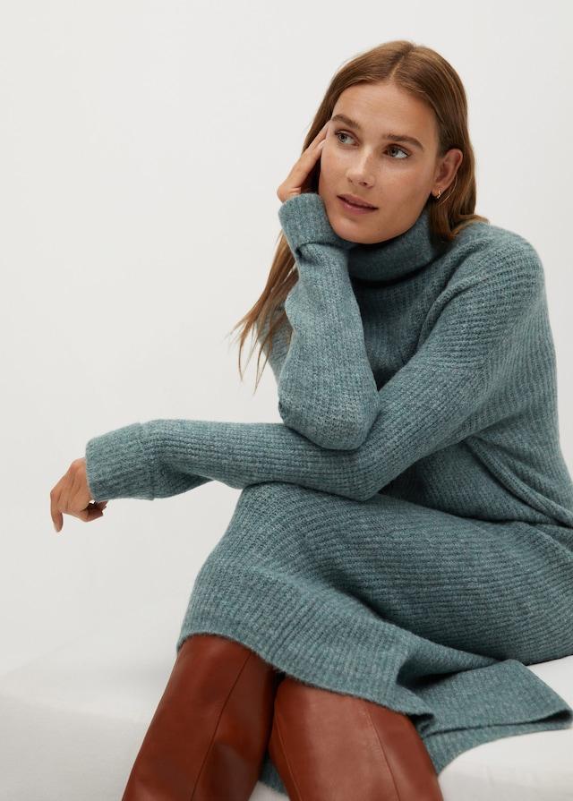Ribbed midi dress
