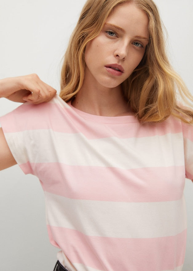 Essential cotton-blend T-shirt