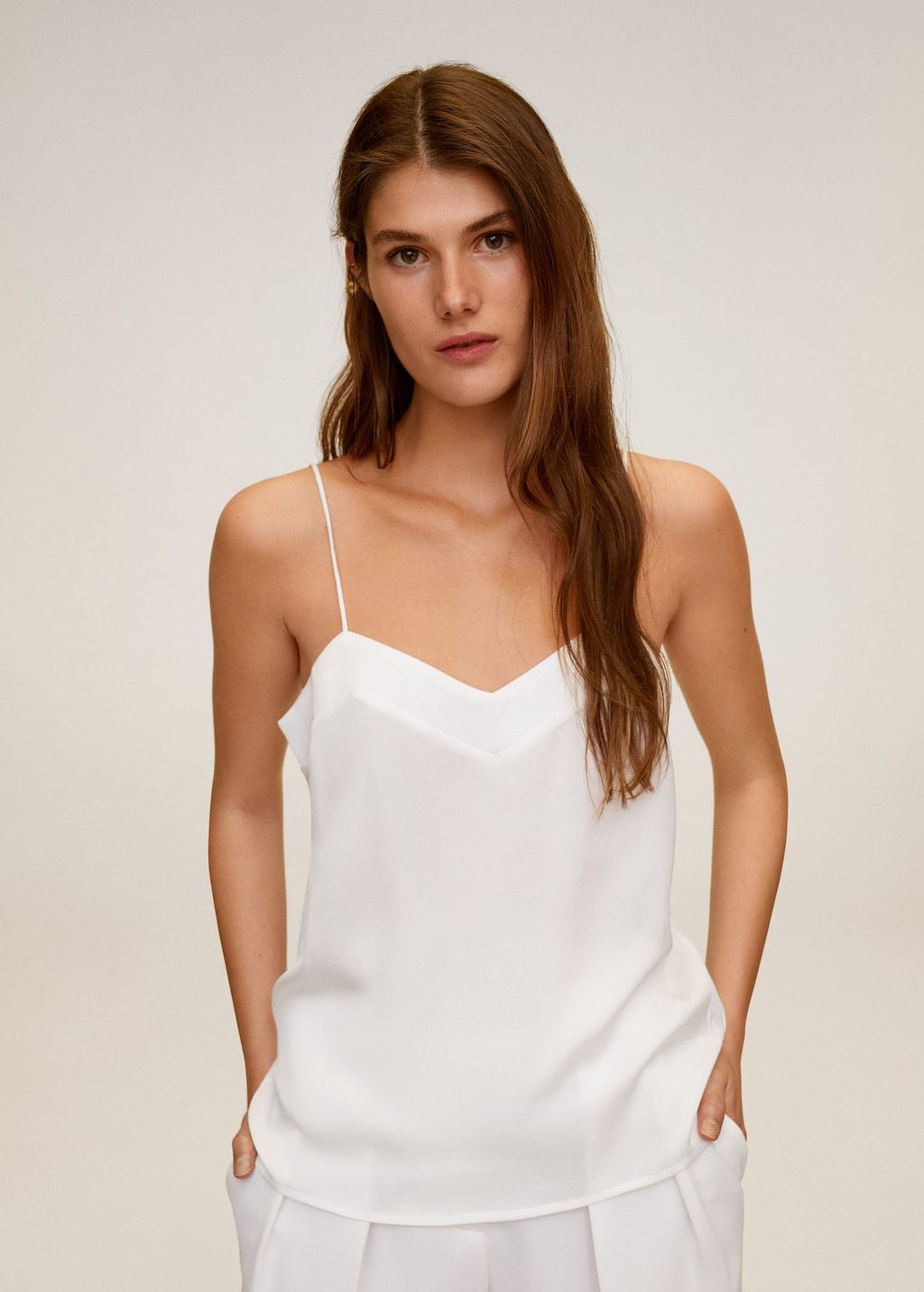 Satin top