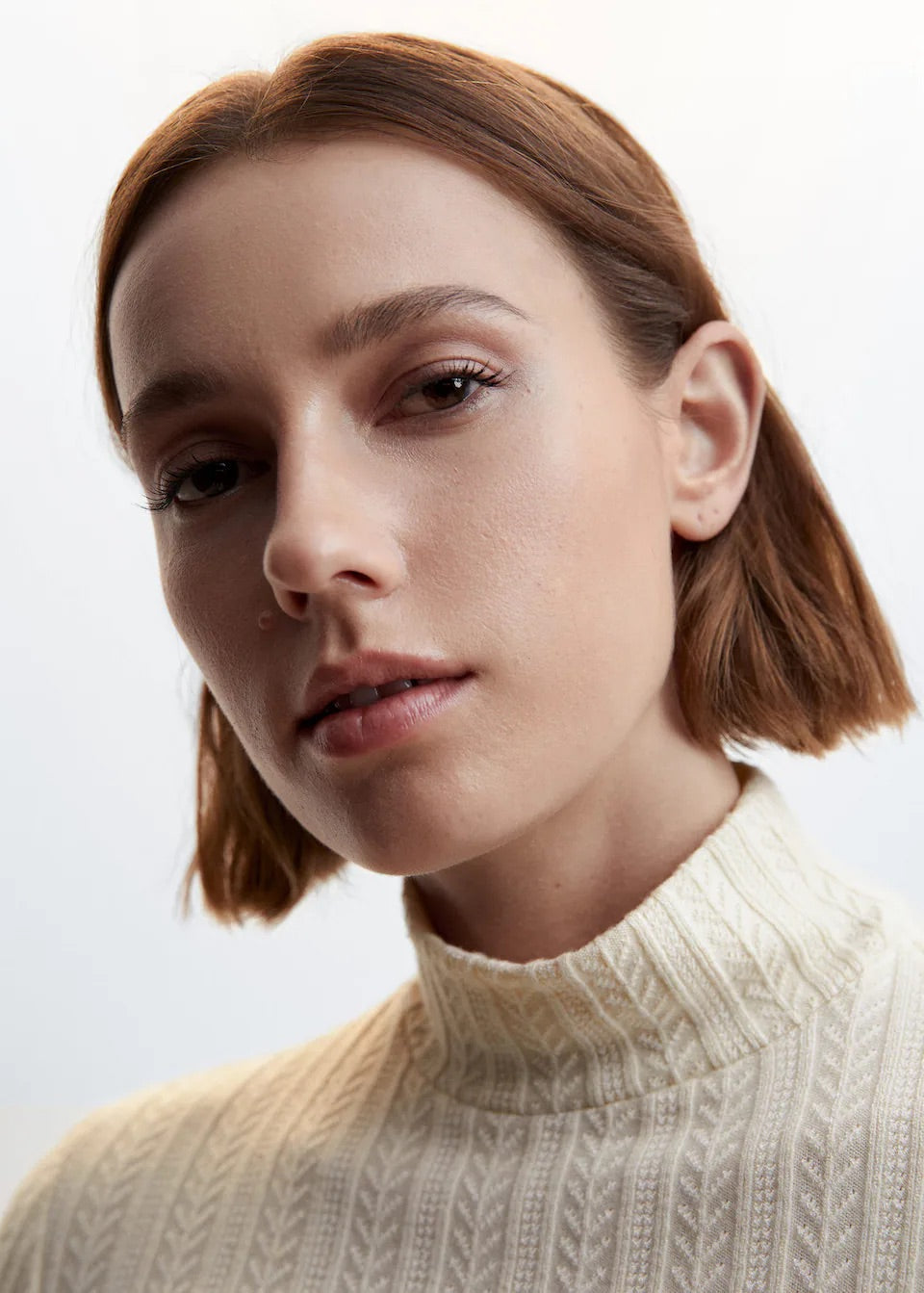Textured knit t-shirt