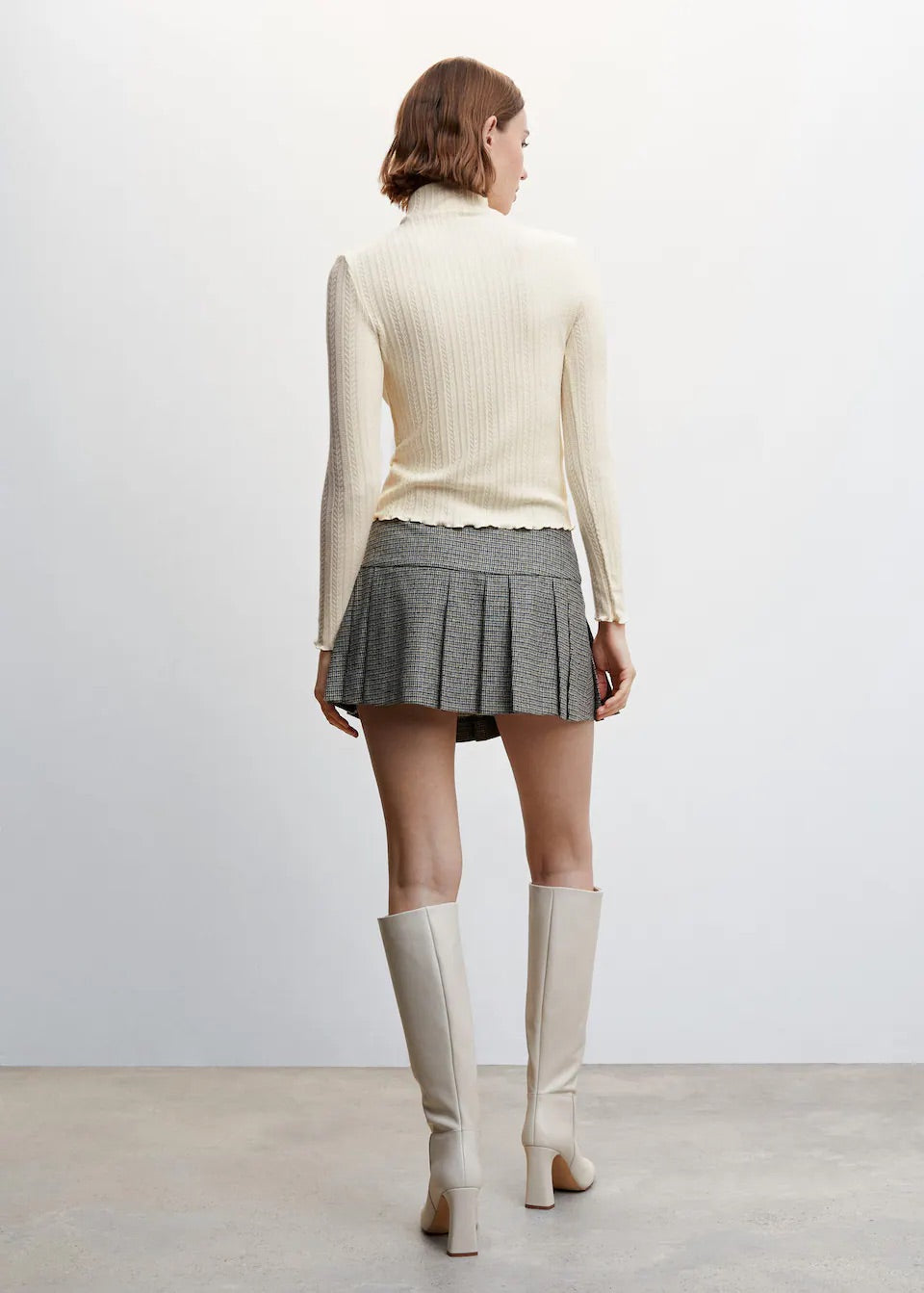 Textured knit t-shirt