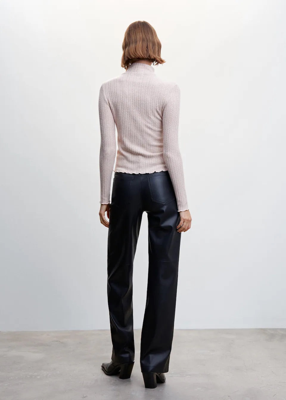Textured knit t-shirt