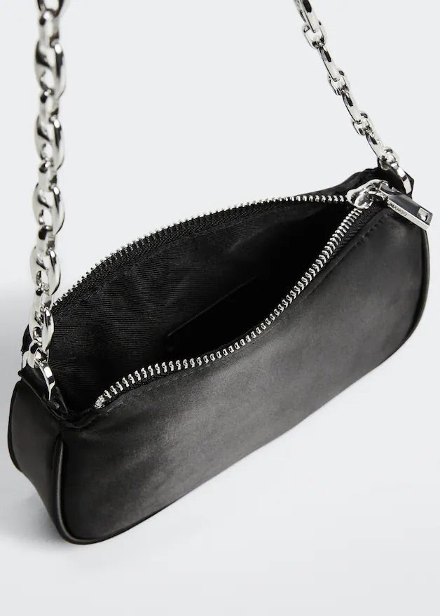 Satin chain bag