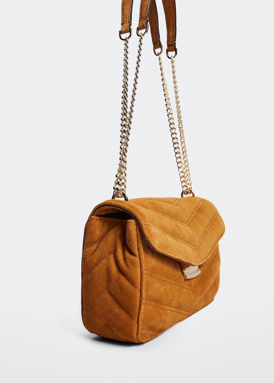 Chain leather bag