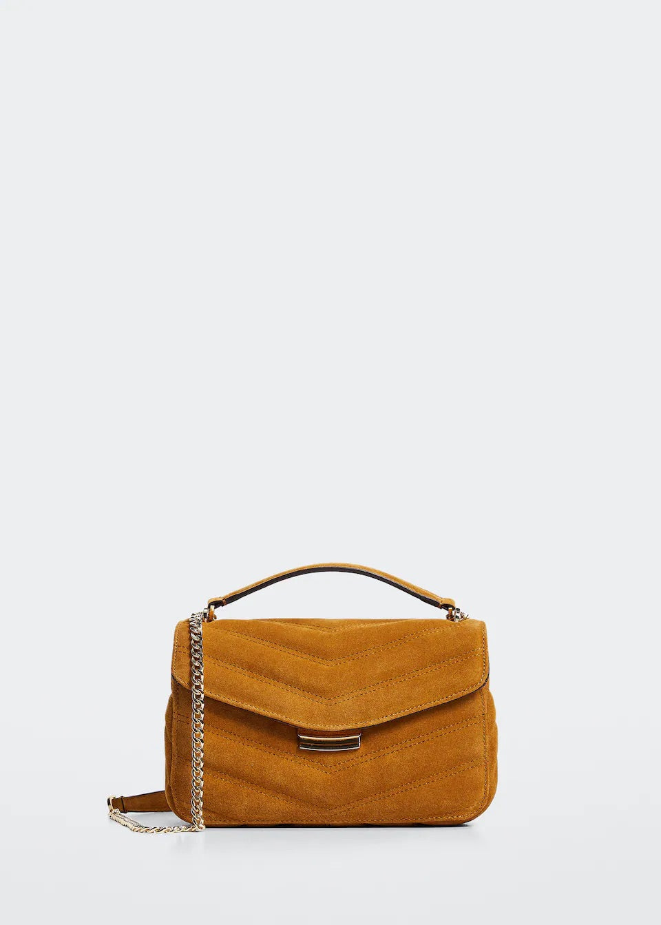 Chain leather bag