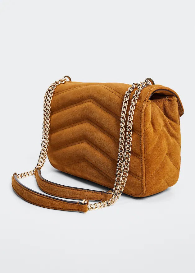 Chain leather bag