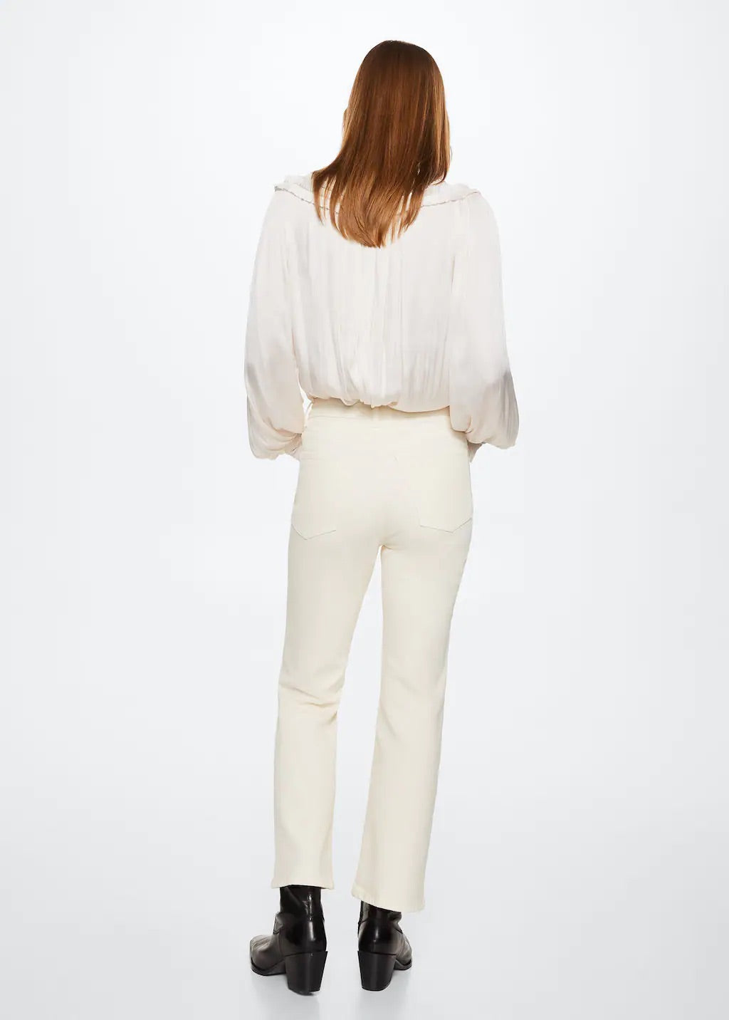 Straight jeans with drawstring