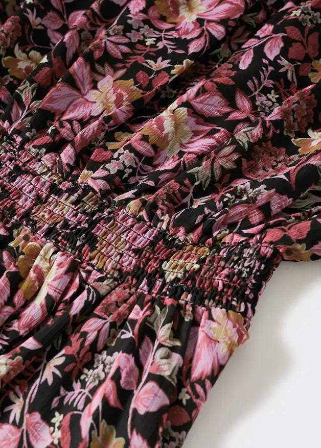 Flower print dress