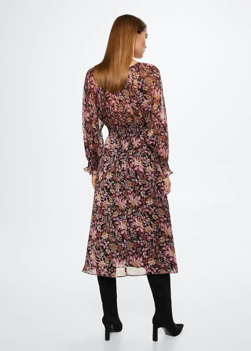 Flower print dress