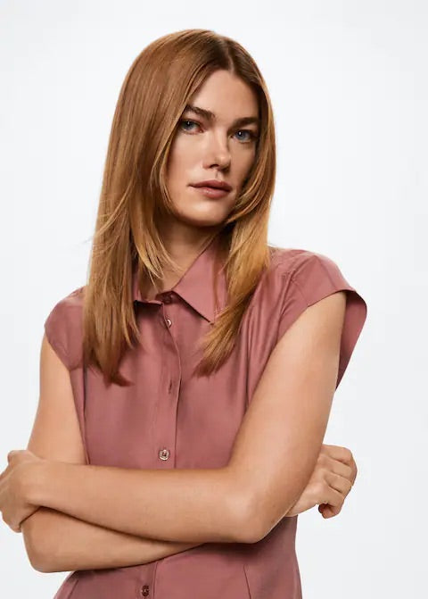 Midi shirt dress