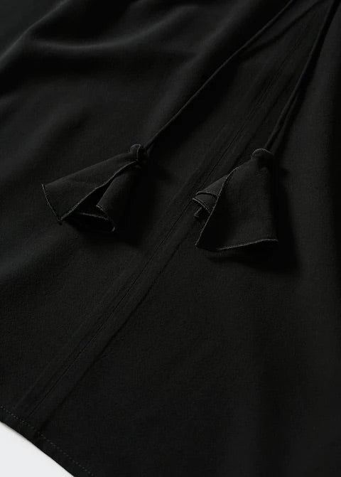 Tie-neck blouse
