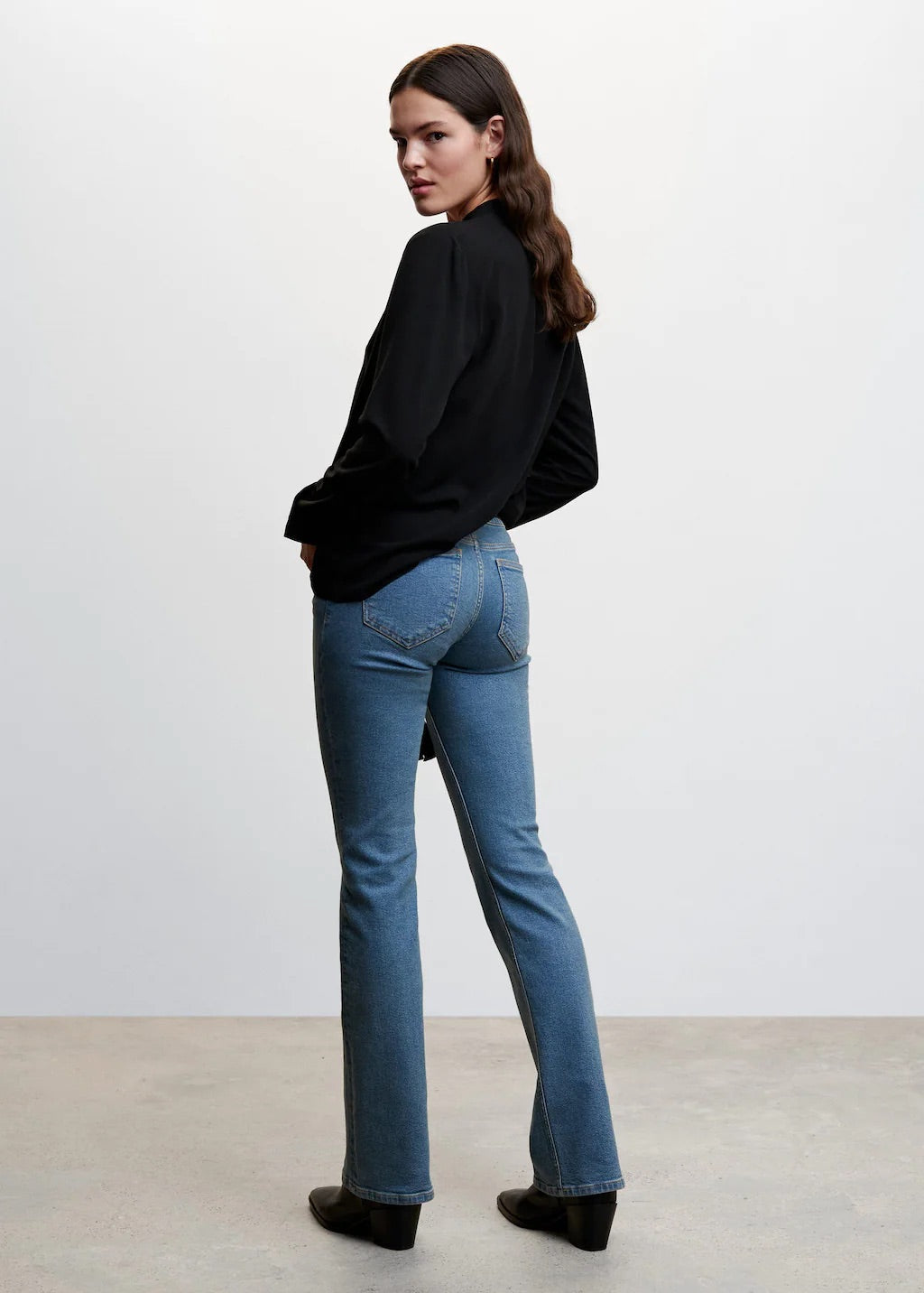 Tie-neck blouse